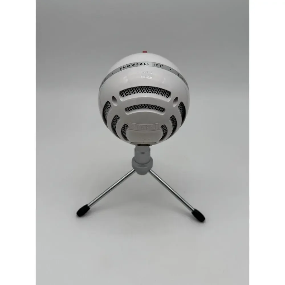 Blue Snowball Ice Plug and Play Microphone White, No USB Cord